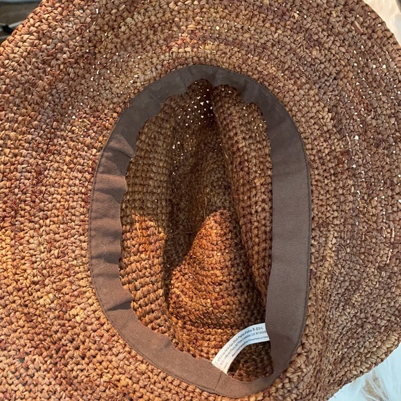 Free People Dark Brown Straw Sun Hat - Picture 3 of 4